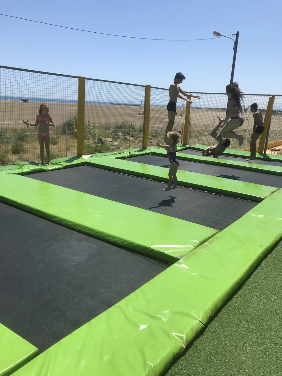 Trampoline 4 tapis